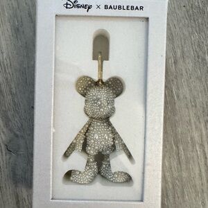 NEW IN BOX | PEARL | BAUBLEBAR | MICKEY BAG CHARM